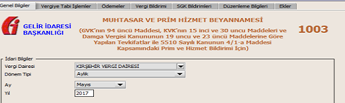 Muhtasar ve Prim Hizmet Beyannamesi Uygulaması Ertelendi